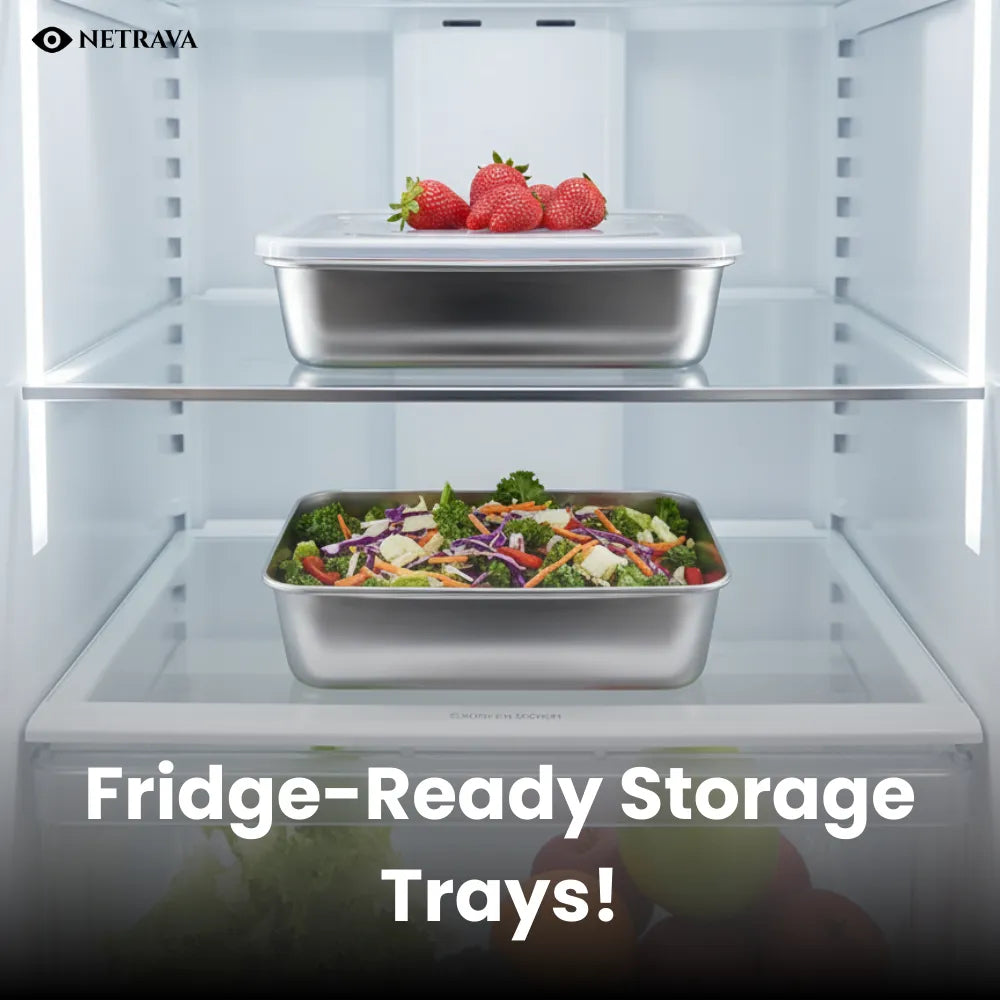 SteelSeal Pro Stainless Steel Containers with Airtight Lids