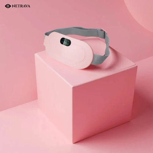 Period Cramp Relief Belt — Heat & Massage Combo for Instant Comfort - NETRAVA