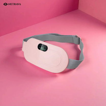 Period Cramp Relief Belt — Heat & Massage Combo for Instant Comfort - NETRAVA