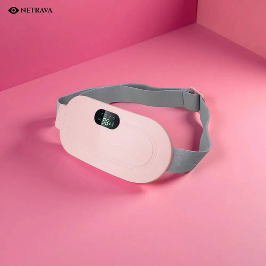 Period Cramp Relief Belt — Heat & Massage Combo for Instant Comfort - NETRAVA