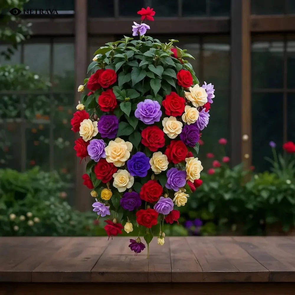 RoyalBloom Climbing Rose Flower Seeds (9 Rare Colors) - NETRAVA